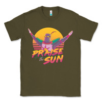 Army Green praise the sun Classic Tee - lanVoArt
