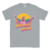 Heather Grey praise the sun Classic Tee - lanVoArt