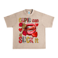 French Oak Cupid can suck it Valentine'S Day Urban Heavy Tee - HowdyJamesFarm