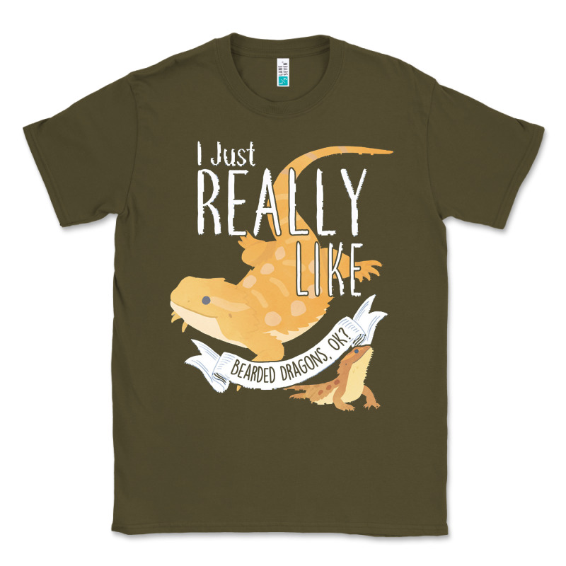 Bearded Dragons I Just Really Like Bearded Dragons Classic Tee by lanVoArt | Teevron