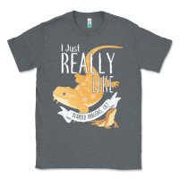 Charcoal Heather bearded dragons i just really like bearded dragons Classic Tee - lanVoArt