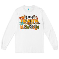 White one thankful mawmaw Long Sleeve Tee - CowGirlArtShop