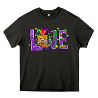 Asphalt Mardi Gras Love With Gnome Heavy Core Tee - BundleAndBundleShop