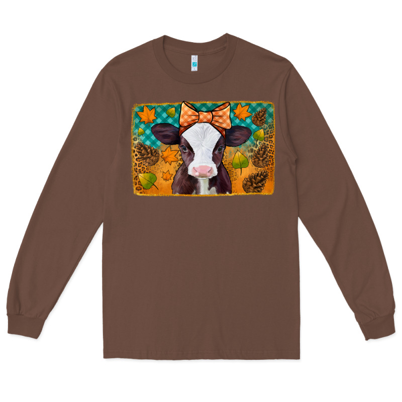Autumn Baby Cow Long Sleeve Tee by Jasminsmagicworld | Teevron