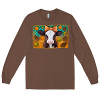 Chestnut autumn baby cow Long Sleeve Tee - Jasminsmagicworld