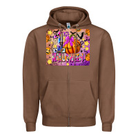 Chestnut 1st Halloween Zipper Hoodie - CowhideDigitalArt