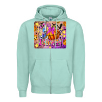Seafoam 1st Halloween Zipper Hoodie - CowhideDigitalArt