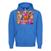 True Royal 1st Halloween Zipper Hoodie - CowhideDigitalArt