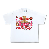 White Daddy's Valentine Urban Heavy Tee - HowdyJamesFarm