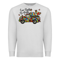 Dove Grey love needs no words Premium Sweatshirt - RacoonDesign