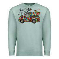 Seafoam love needs no words Premium Sweatshirt - RacoonDesign