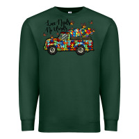 Sports Green love needs no words Premium Sweatshirt - RacoonDesign