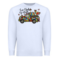 White love needs no words Premium Sweatshirt - RacoonDesign