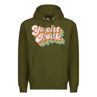 Army Green vintage fade yacht rock party boat drinking product Premium Hoodie - lanVoArt