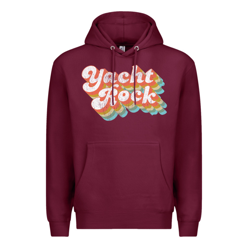 Vintage Fade Yacht Rock Party Boat Drinking Product Premium Hoodie by lanVoArt | Teevron