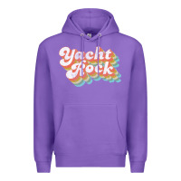Purple vintage fade yacht rock party boat drinking product Premium Hoodie - lanVoArt