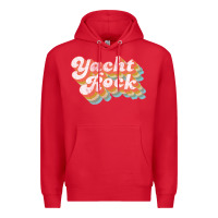Red vintage fade yacht rock party boat drinking product Premium Hoodie - lanVoArt