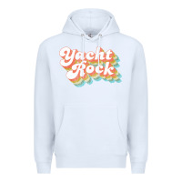 White vintage fade yacht rock party boat drinking product Premium Hoodie - lanVoArt