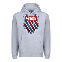 Heather Grey k.swiss Premium Hoodie - lanVoArt