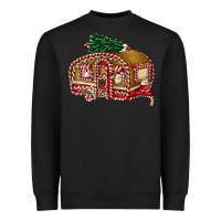 Black caravan gingerbread Heavyweight Sweatshirt - FaDigitalArtStudio