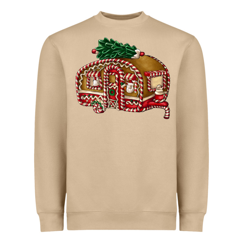 Caravan Gingerbread Heavyweight Sweatshirt by FaDigitalArtStudio | Teevron