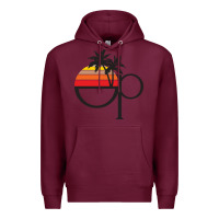 Burgundy ocean pacific Premium Hoodie - lanVoArt