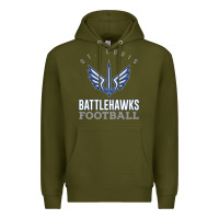 Army Green stl battlehawks football! xfl Premium Hoodie - lanVoArt