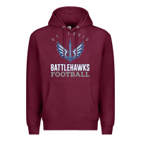 Burgundy stl battlehawks football! xfl Premium Hoodie - lanVoArt