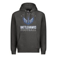 Charcoal Heather stl battlehawks football! xfl Premium Hoodie - lanVoArt