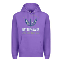 Purple stl battlehawks football! xfl Premium Hoodie - lanVoArt