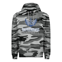 Slate Camo stl battlehawks football! xfl Premium Hoodie - lanVoArt