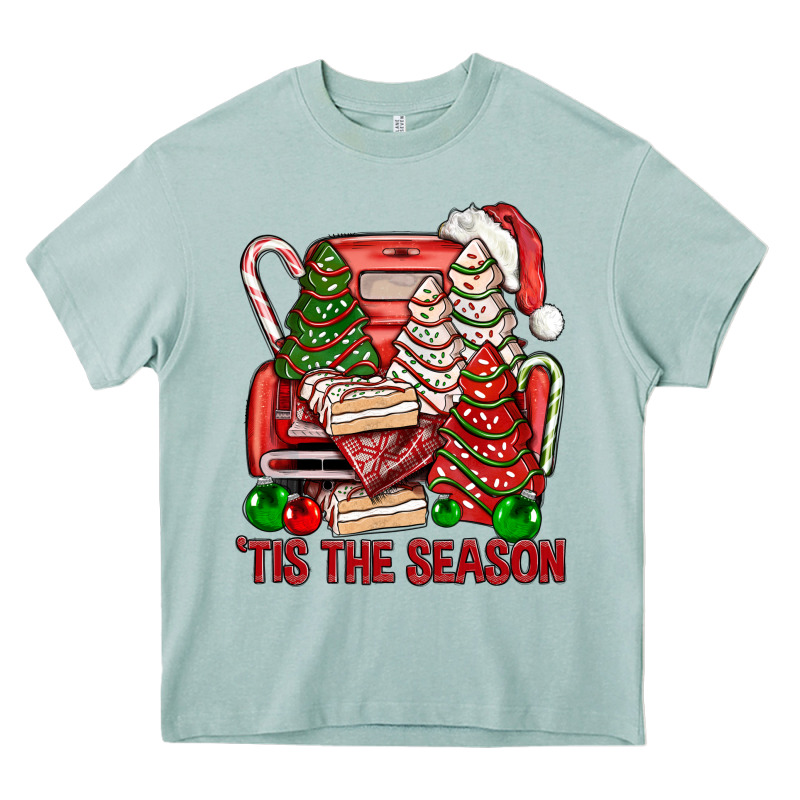 Tis The Season Christmas Cakes Truck Heavy Core Tee by BundleAndBundleShop | Teevron