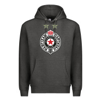 Charcoal Heather fk partizan Premium Hoodie - lanVoArt