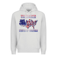 Dove Grey the divided states of america political humor usa map t shirt Premium Hoodie - lanVoArt