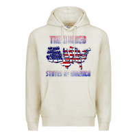 Oatmeal Heather the divided states of america political humor usa map t shirt Premium Hoodie - lanVoArt
