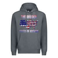Rock the divided states of america political humor usa map t shirt Premium Hoodie - lanVoArt