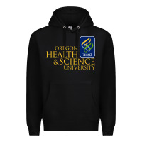 Black oregon health & science university (ohsu) Premium Hoodie - lanVoArt