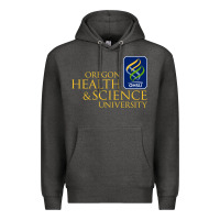 Charcoal Heather oregon health & science university (ohsu) Premium Hoodie - lanVoArt