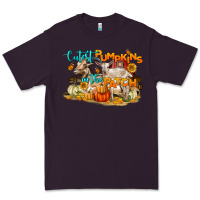 Plum Cutest Pumpkin In The Patch Premium Tee - LillyAllenDesigns