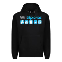 Black wii sports essential Premium Hoodie - lanVoArt