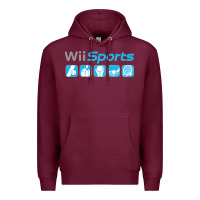 Burgundy wii sports essential Premium Hoodie - lanVoArt