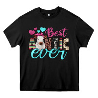 Black best auntie ever Heavy Core Tee - JahusDesignShop
