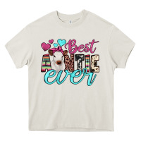 Cream best auntie ever Heavy Core Tee - JahusDesignShop
