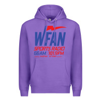 Purple wfan sports radio new york Premium Hoodie - lanVoArt