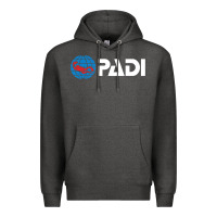 Charcoal Heather padi Premium Hoodie - lanVoArt