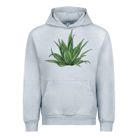 Heather Grey cactus Urban Hoodie - BarkalooDesign