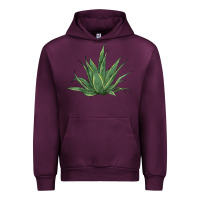 Mauve Wine cactus Urban Hoodie - BarkalooDesign