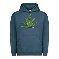 Pigment Midnight Navy cactus Urban Hoodie - BarkalooDesign