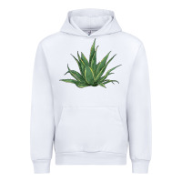 White cactus Urban Hoodie - BarkalooDesign