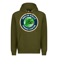 Army Green indian wells tennis center Premium Hoodie - lanVoArt